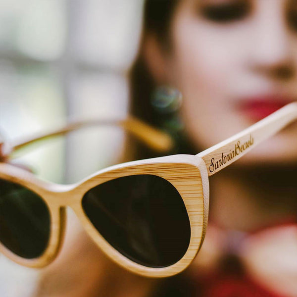 Customized Wooden Glasses - Stylish Sunglasses For Ladies - Buy Sunglasses Online - Gifts For Her - Romantic Gift Ideas - Cool Sunglasses - Designer Glasses - Things Made Out Of Wood - Wood Sunglasses - Sunglasses For Women -  Personalised Gifts - Woodgeek - Woodgeekstore