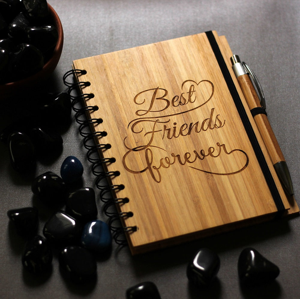 Best F.R.I.E.N.D.S forever notebook- Birthday gift for your best friend - Gifts for Bff - Woodgeek Store