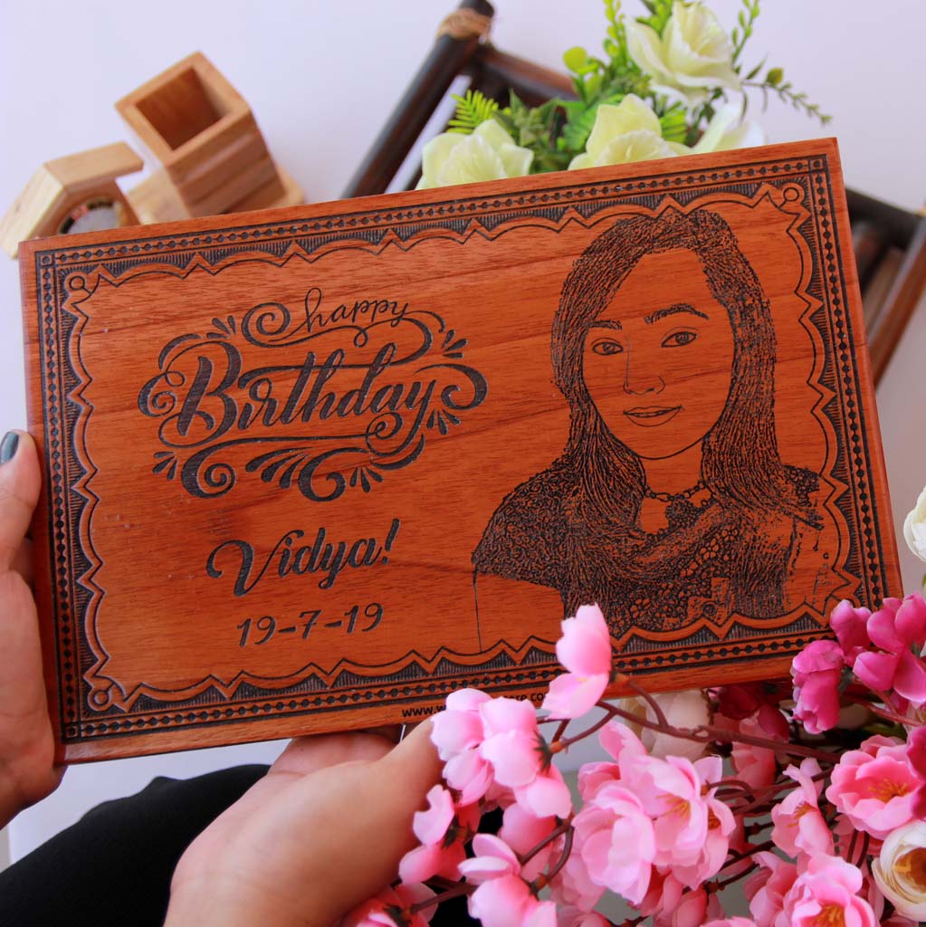 Wood Engraved Photo As The Best Gift For Best Friend. This Personalised Gift Makes Great Birthday Gift Ideas For Best Friend Female. Looking for gifts for friends? This is one of the best birthday gift ideas for best friend.
