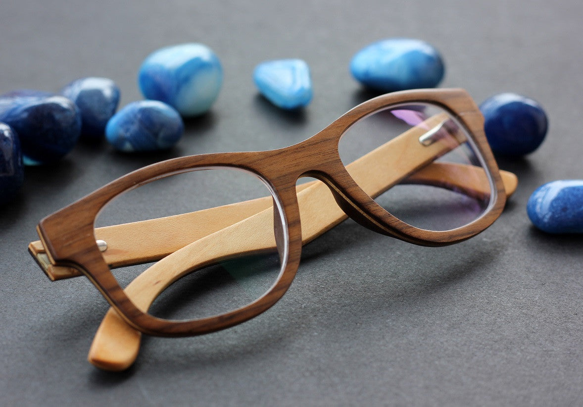 The Minimalist - Wooden spectacle frames - Square Glasses from Woodgeek Store