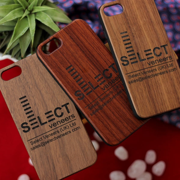 Corporate Gifts - Wooden Corporate Gifts - Promotional Gifts - Business Gifts - Buy iPhone Cases in Bulk - Wooden Phone Cases - Select Veneers UK - Woodgeek Store