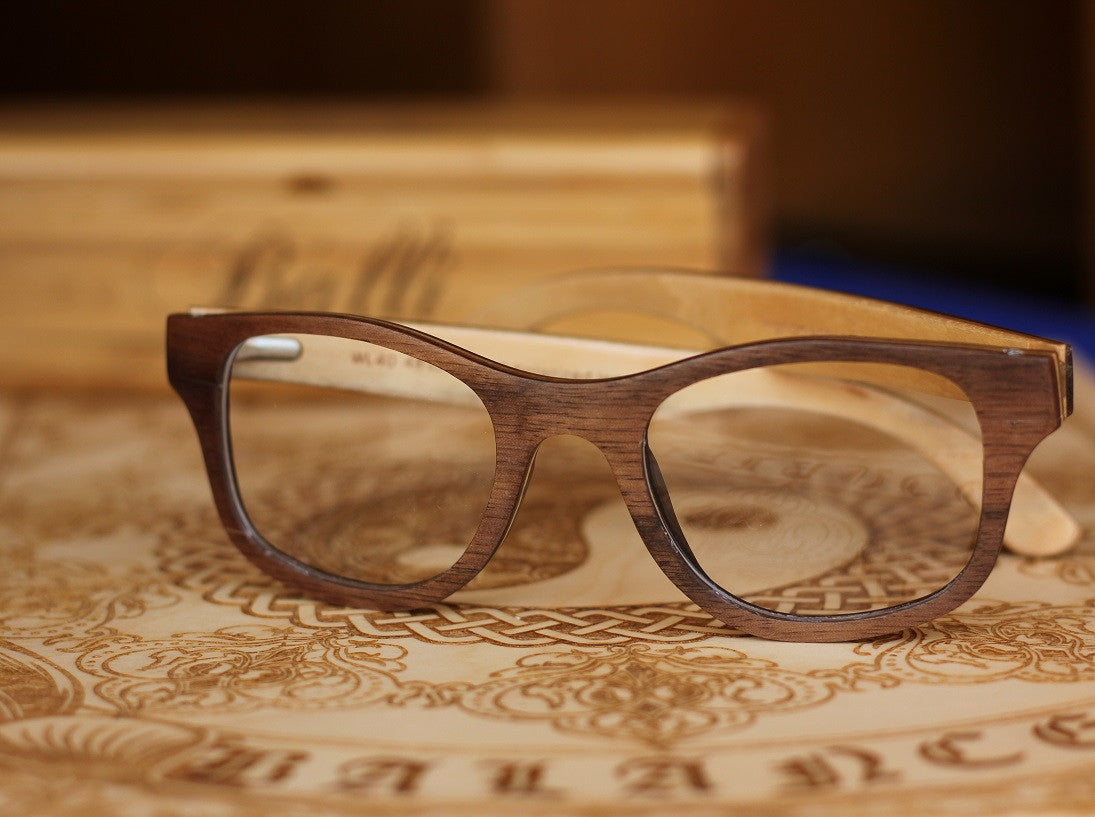 The Minimalist - Custom Wood Frame Glasses - Woodgeek Store