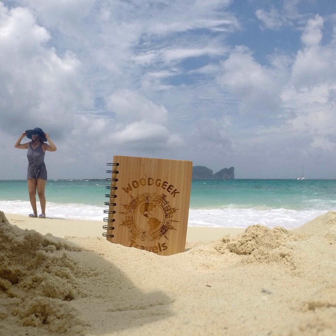 Wooden Notebook - Beach Vacation With Girlfriends - Thailand Travel Blog - Girl's Trip - Woodgeek Travels