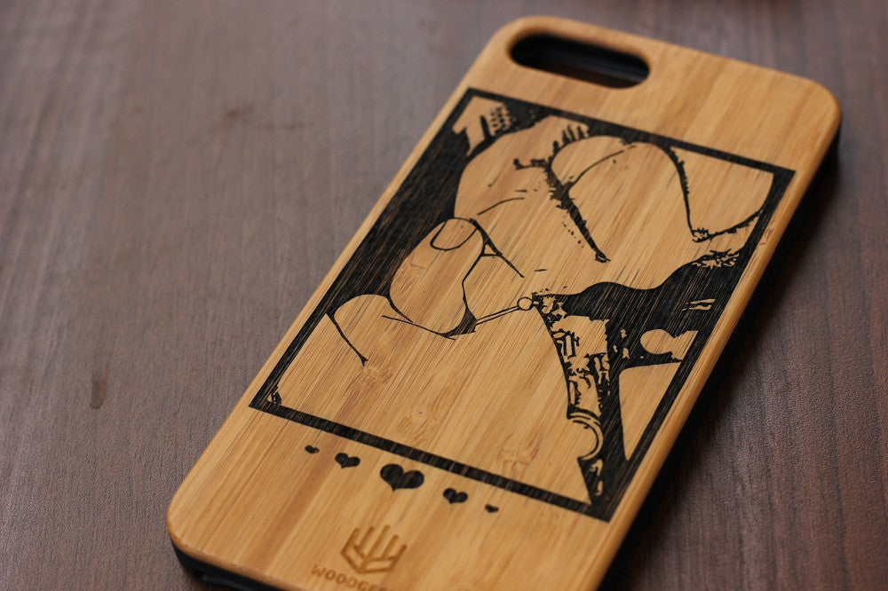 Wooden Phonecase- Wedding Gifts - Anniversary Gifts - Wood Anniversary - Personalized iPhone case - Woodgeek Store