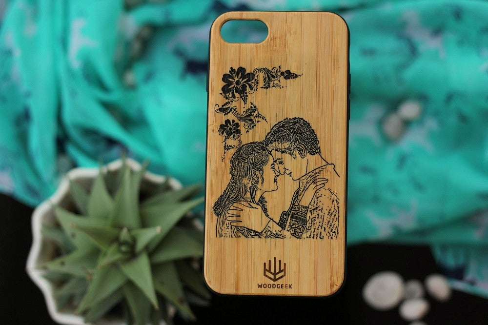 Wooden Phonecase- Wedding Gifts - Anniversary Gifts - Wood Anniversary - Personalized iPhone case - Woodgeek Store - 1