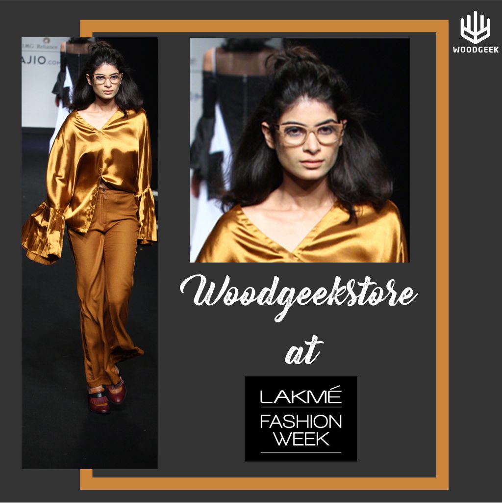 Geek glasses on Lakme Fashion Week - Woodgeek Store