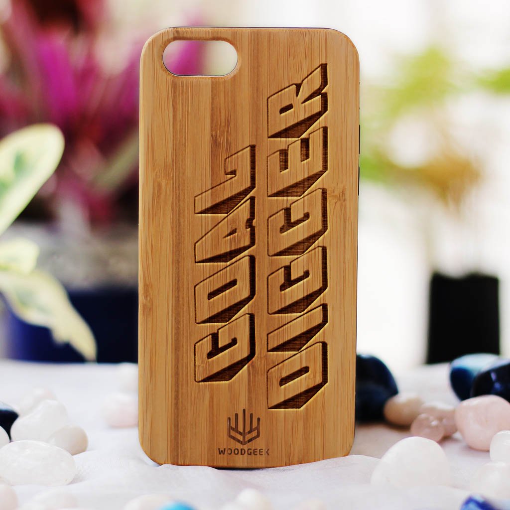 Goal Digger Phone case - Wooden Phone case -Gifts for Women for Women's Day - Woodgeek Store