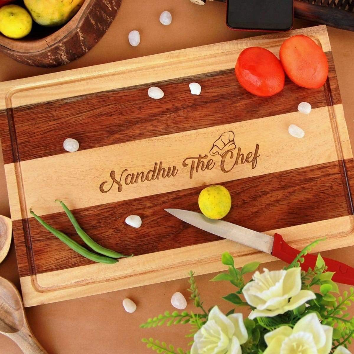 Personalized Cutting Board for Mom – Mom's Kitchen