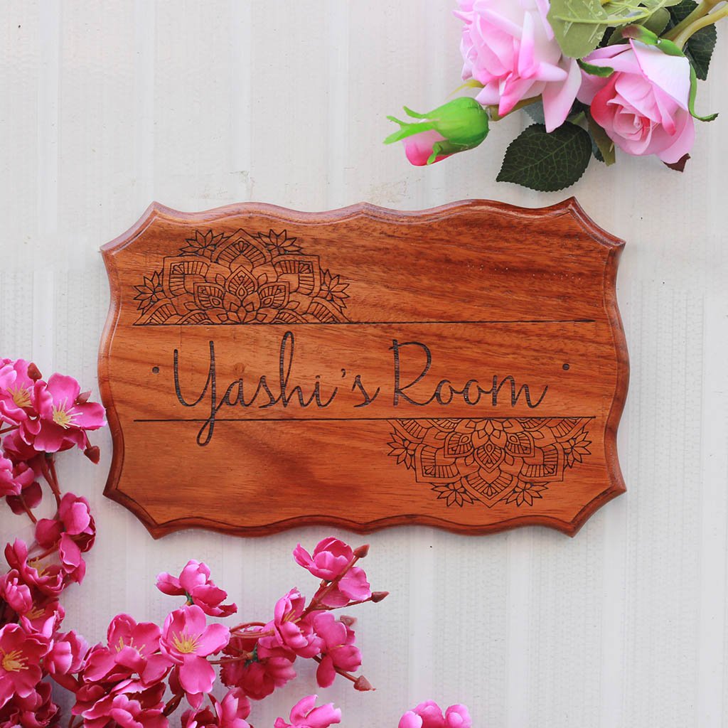 Personalized Bedroom Wooden Name Sign