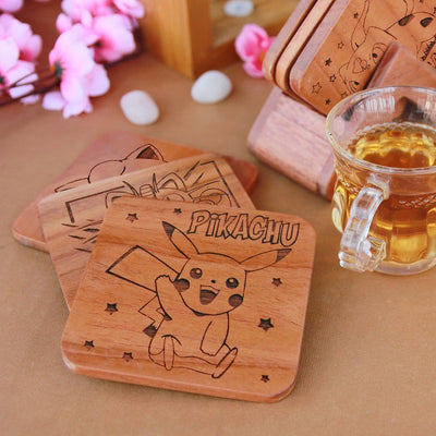 pokemon drink coasters