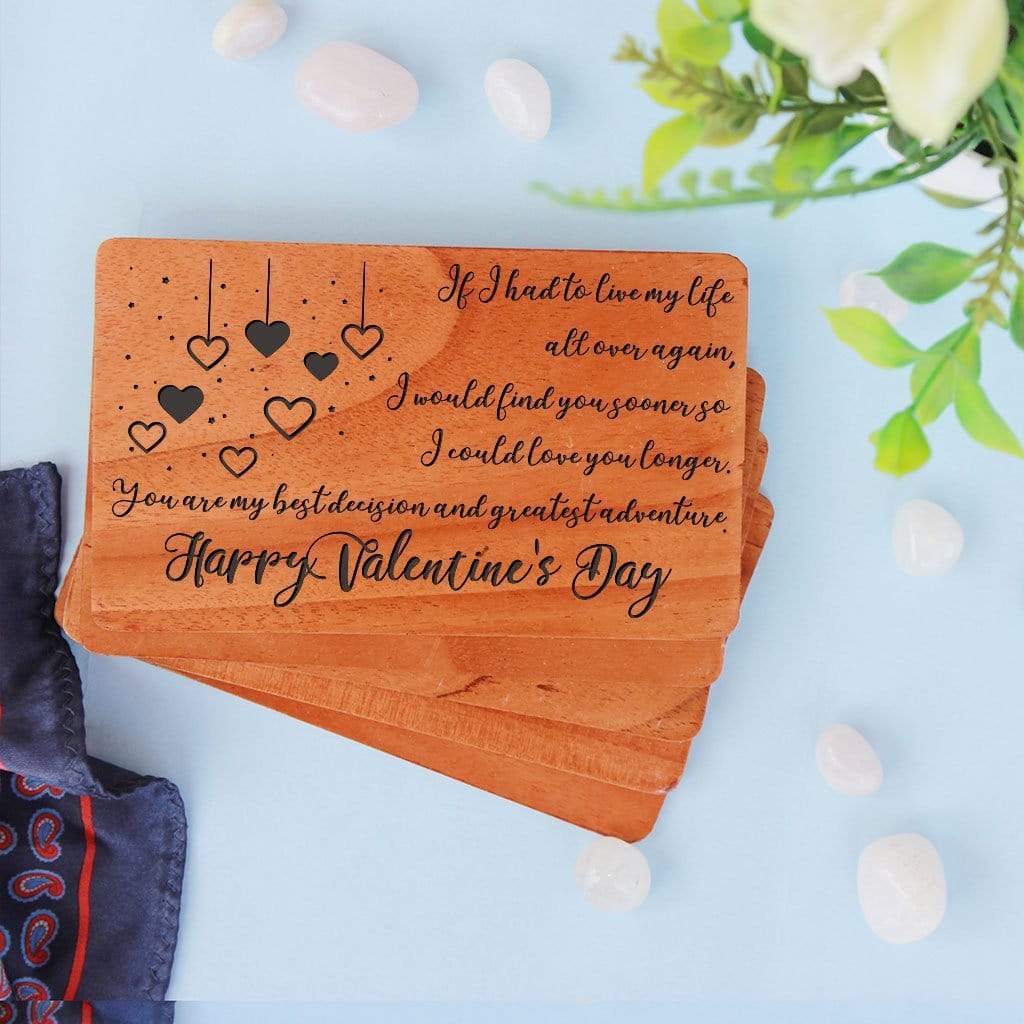 Valentines Day Cards| Greeting Card| Personalized Wooden Cards ...