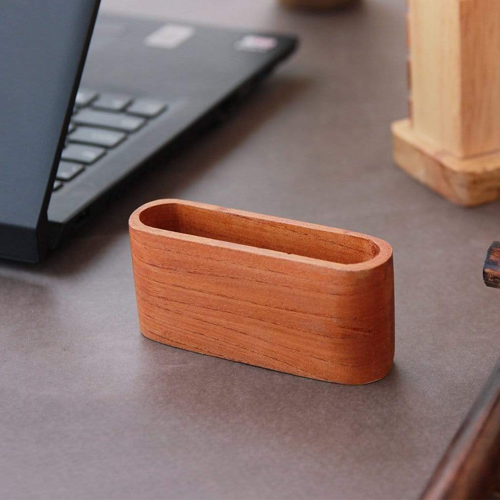 Wooden Visiting Card Holder Personalized Business Card Holder