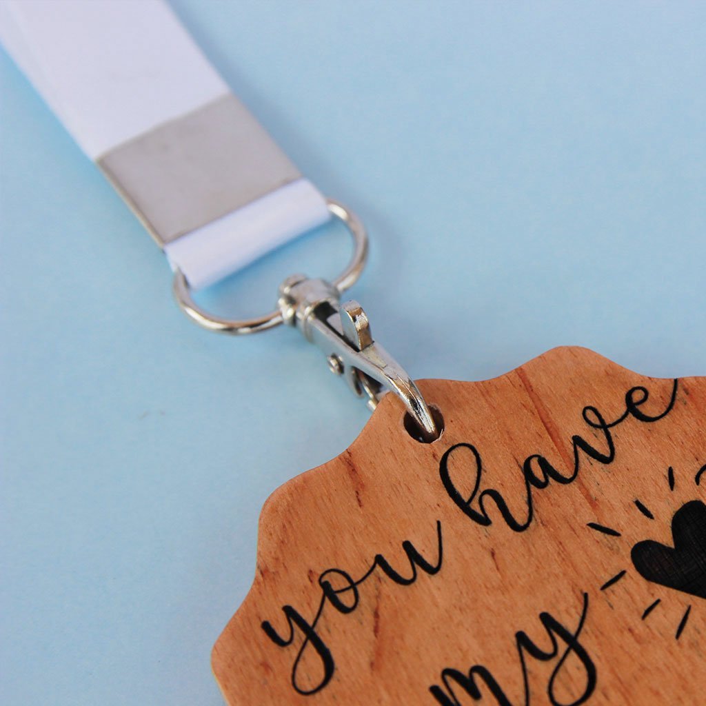 Anniversary Wooden Medal - I Love You Gifts - Anniversary Gift ...