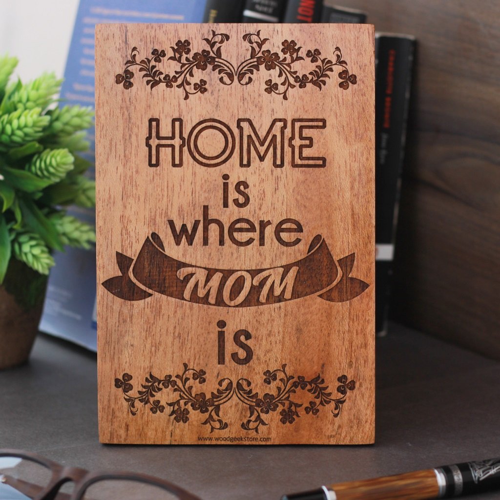 Home is Where the Heart is Sign Family Room Sign Wood Signs Home