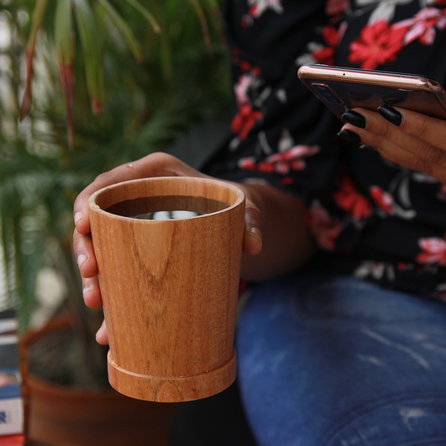 Personalized Wooden Tea & Custom Coffee Cup Set, 4oz/ 120 ml - woodgeekstore