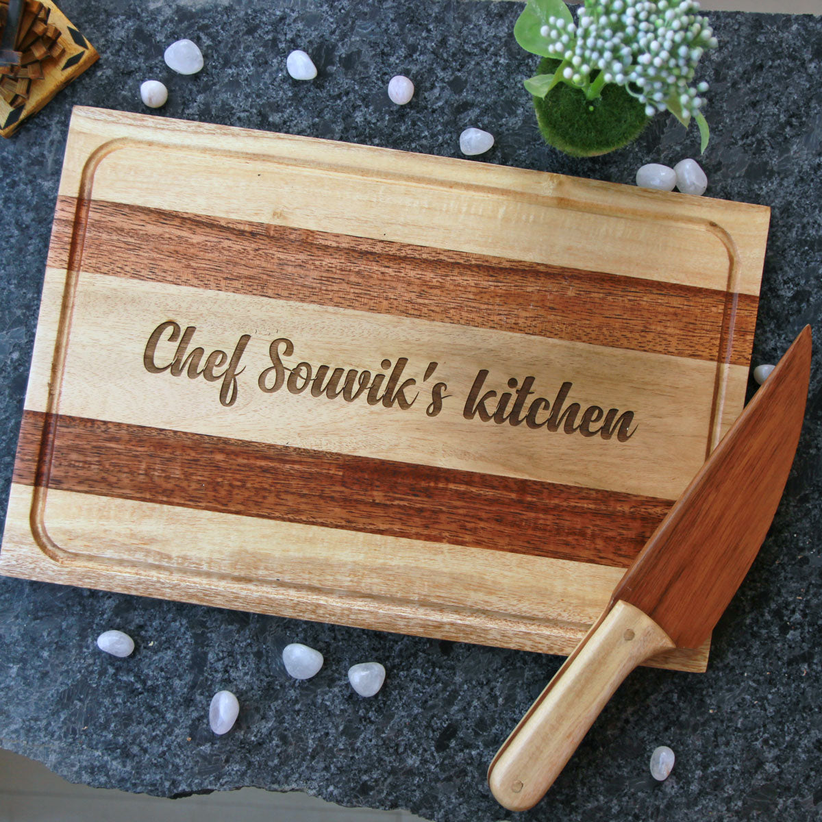 Chessboard Style Wooden Cutting Board & Cheese Board – Sew and Saw