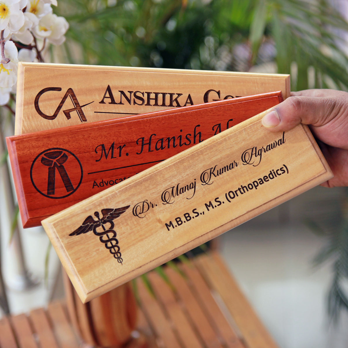 Customize Your Own Wooden Nameplate | Personalized Wooden Name ...