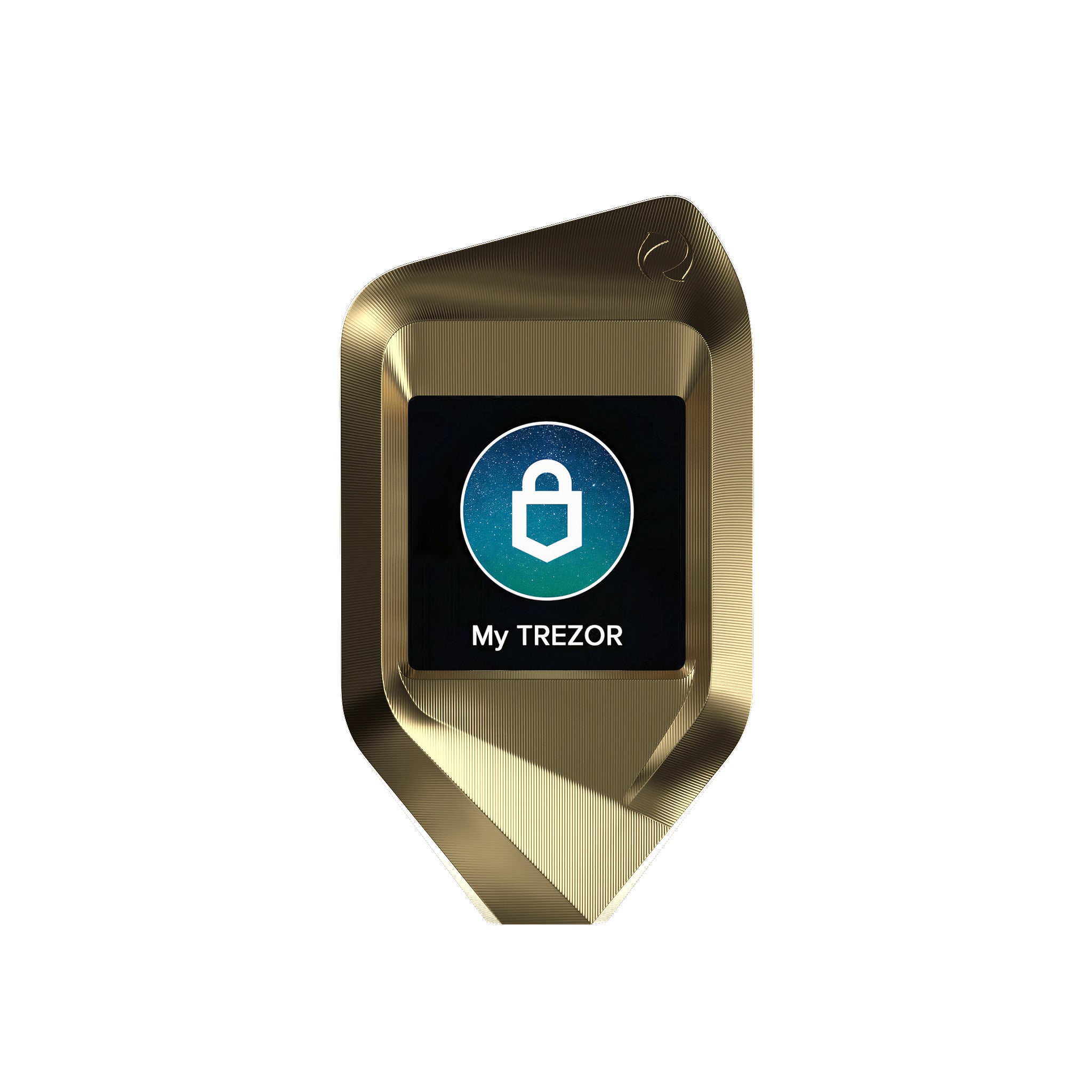 CORAZON® Gold Titanium Crypto Hardware Wallet - GRAY®