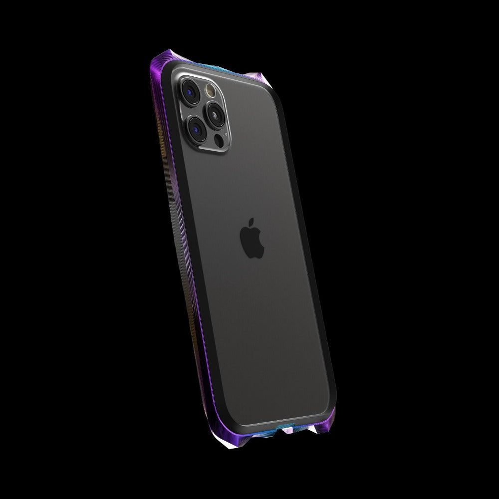 ADVENT Aurora | Flame Torched Titanium Designer iPhone 12 ...