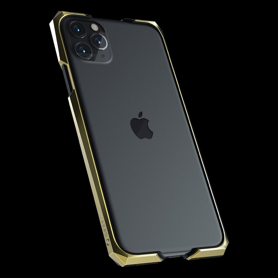 Advent Gold Titanium Metal Luxury Iphone Cases For 11 11 Pro