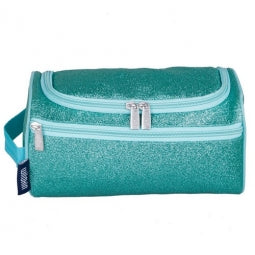 Toiletry Organizer Dopp Kit - Blue Glitter