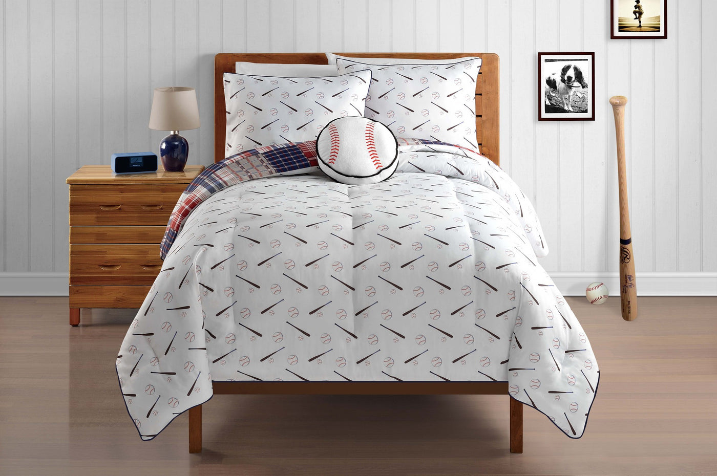 pottery barn baseball bedding