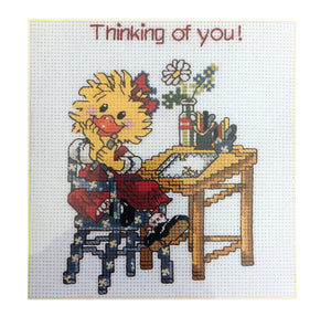 Tinkerbell Counted Cross Stitch Kit with Hoop 3 Round