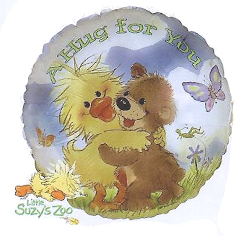 Little Suzy S Zoo Hug For You Witzy Duck Boof Bear 18 Party Balloon Kidsroomtreasures Com