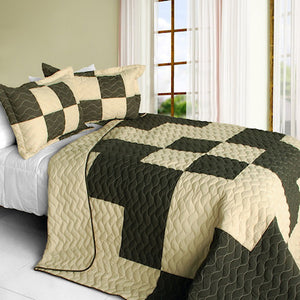 Union Rustic Branwyn Microfiber Geometric Shapes Quilt Set