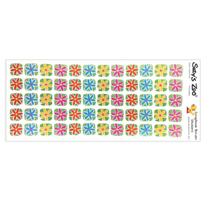 Little Suzy's Zoo Baby Blocks Border Stickers Vintage Scrapbooking She –