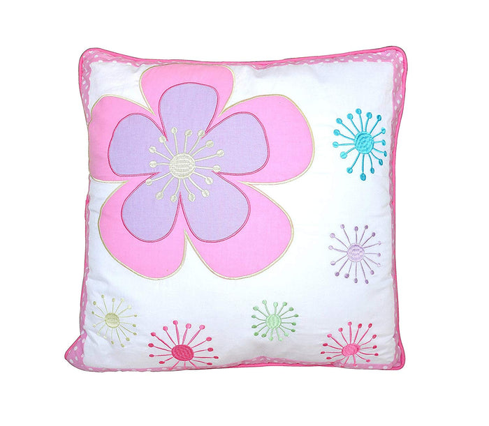 pink floral throw pillows