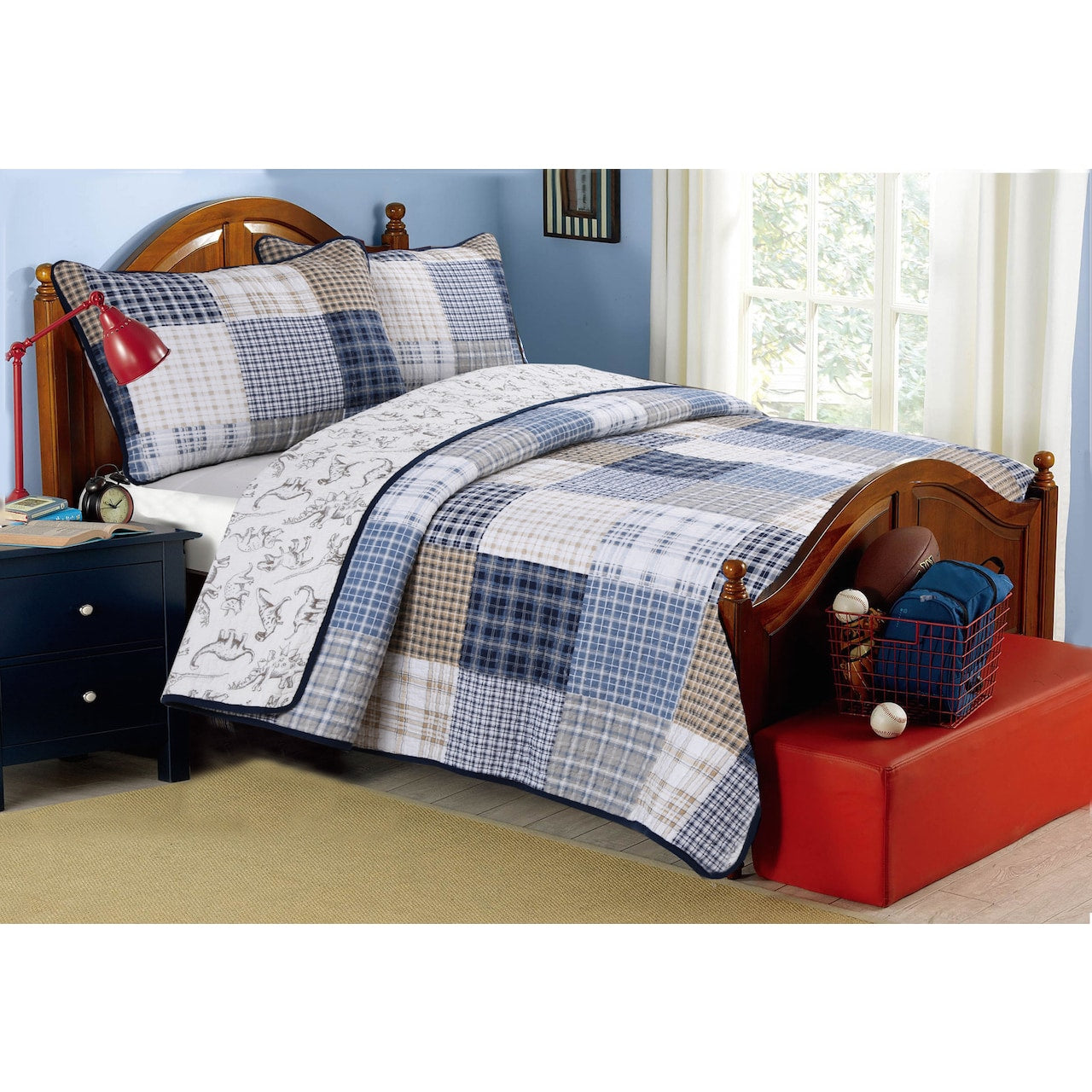 dinosaur boy bedding