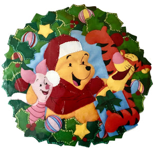 Disney Winnie The Pooh & Piglet Decorating Christmas Tree 18 Felt Sto –