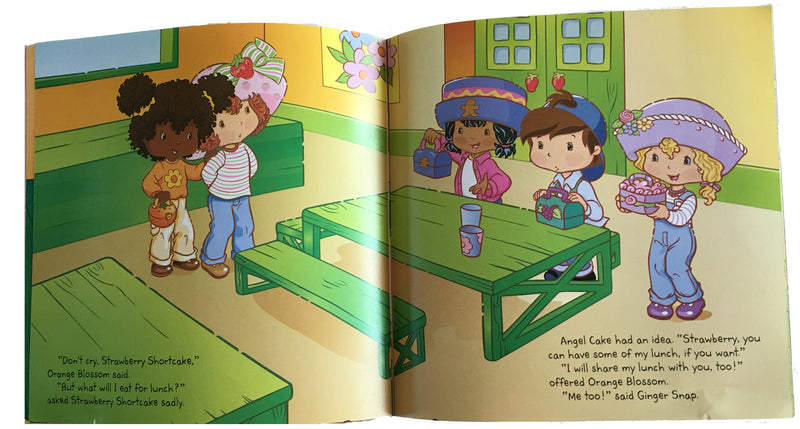 Strawberry Shortcake Goes to School Paperback Book with I Love School