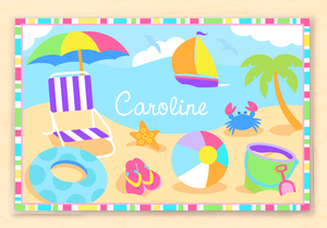 Personalized Summertime Placemat 