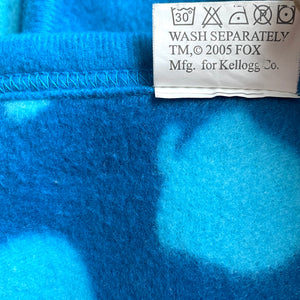 FOX Ice Age 2 The Meltdown Movie Fleece Plush Blanket Throw 30" x 60" Sid The Sloth Rare Kellogg Limited Edition