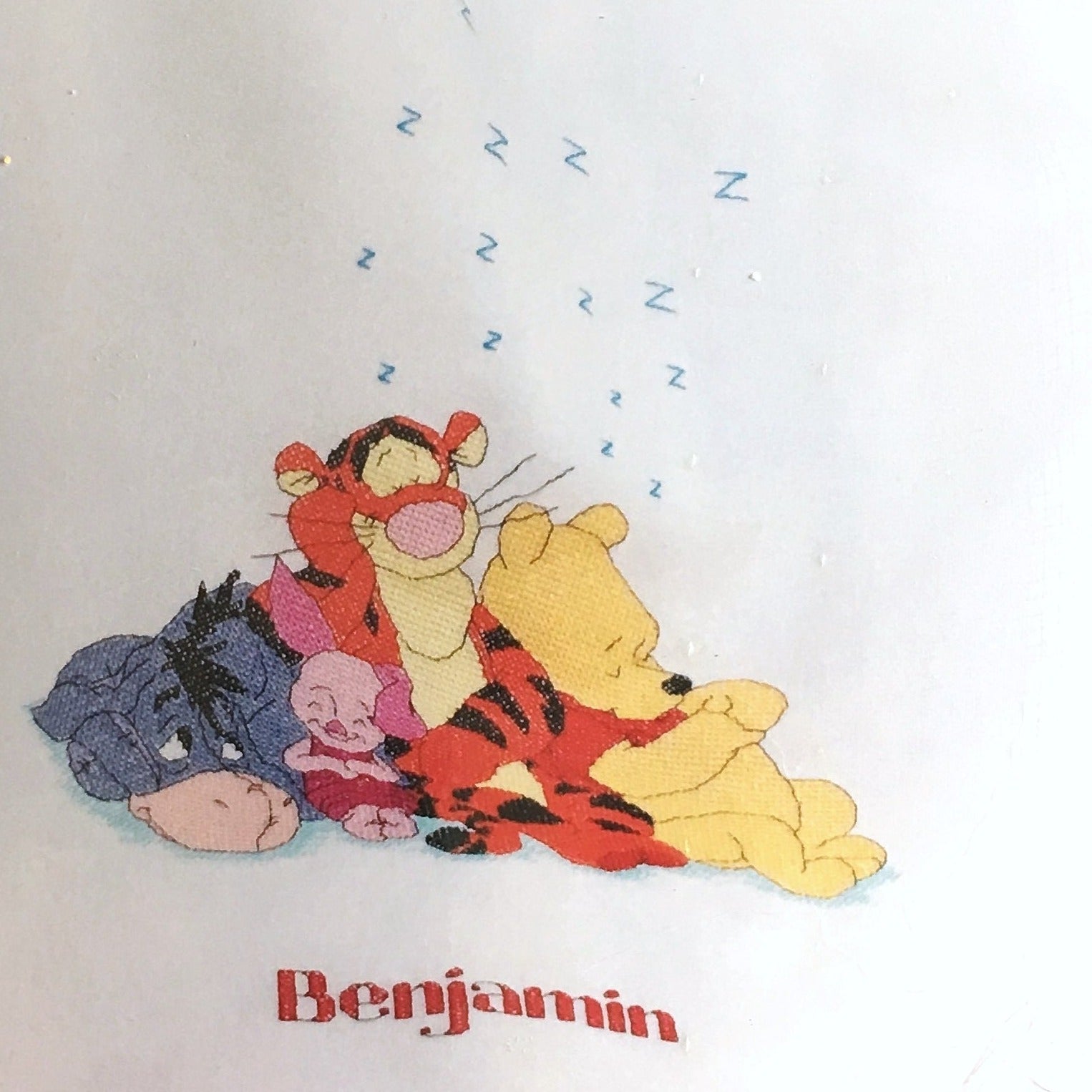 Disney Winnie The Pooh Counted Cross Stitch Time For A Little Snooze Kidsroomtreasures Com