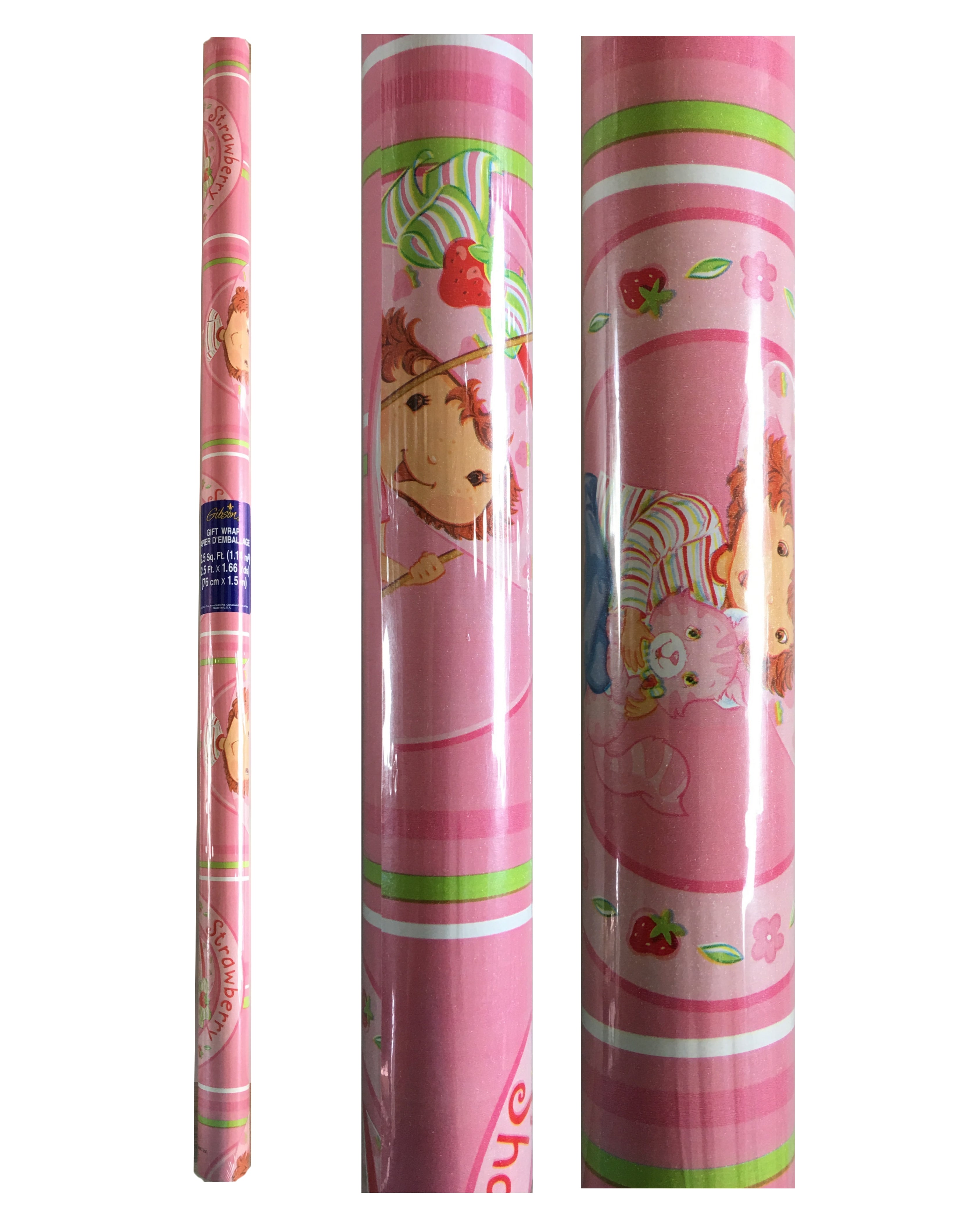 strawberry shortcake wrapping paper