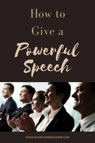 How to Give a Powerful Speech | Carrie Sharpe | He says, She says