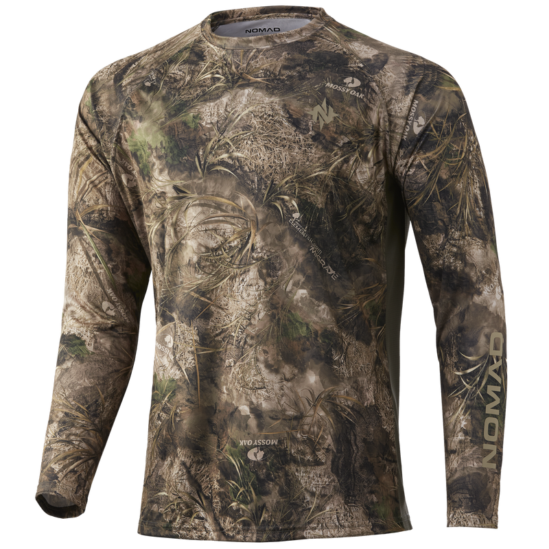 Nomad Camo Long Sleeve Pursuit - Mossy Oak Shadow Leaf - NOMAD Outdoor