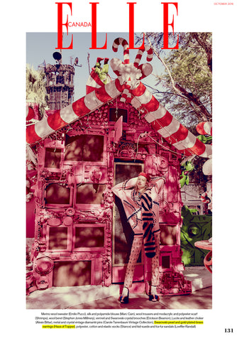 Haus of Topper in Elle Canada Candy land story 