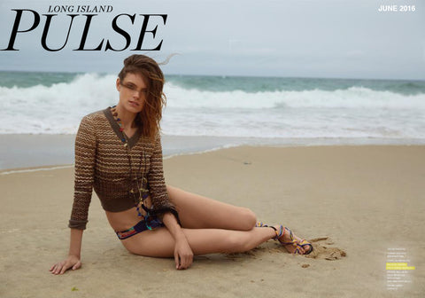 Long Island Pulse Magazine Featuring the Haus of Topper Tassel Necklace