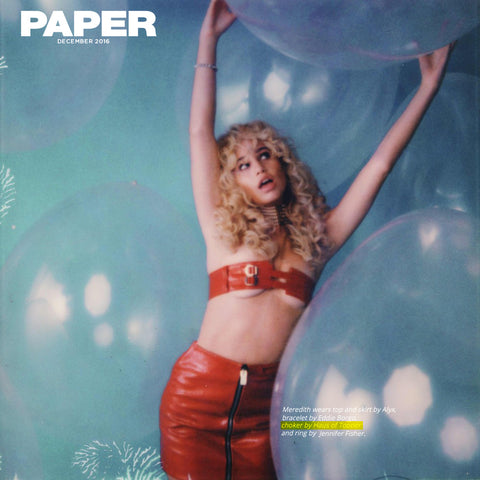 Haus of Topper Pearl Choker in Paper Magazine