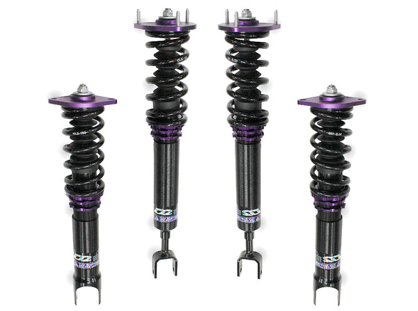 03-08 Nissan 350Z (True Rear) D2 Racing Coilovers - RS Series ...