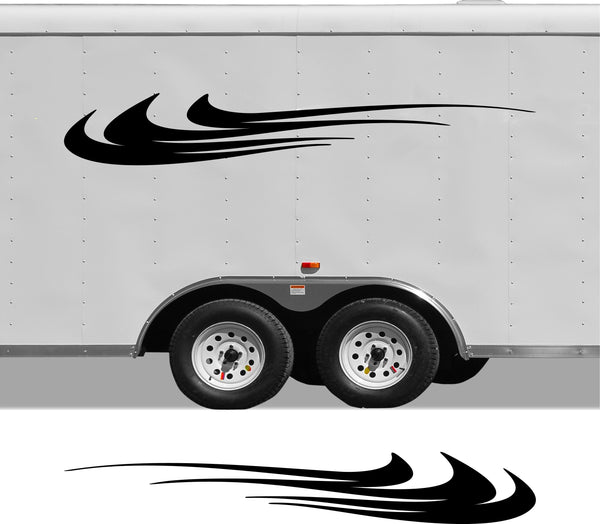 Custom RV Decals And Stripes CB46 Replacement Trailer Set   Custom Rv Decals And Stripes Cb46 Replacement Trailer Set Grande 