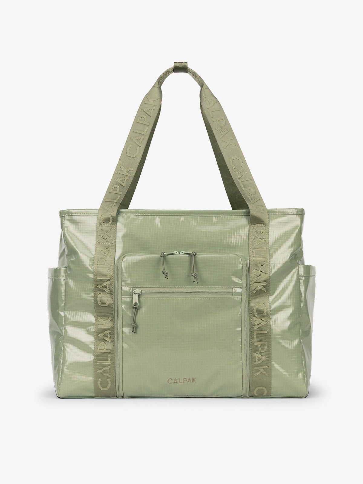 Shop Calpak Terra 35l Water Resistant Zippered Tote Bag In Juniper