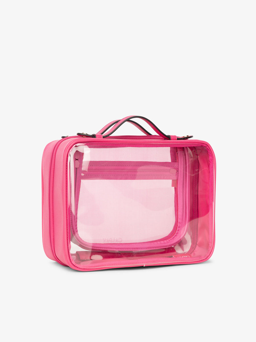 Kate Spade Le Pavillion Large Manuela Cosmetic Case In Pink Lyst | (rose  Black) Womens Polka Dot Make Up Bag Case Travel Cosmetic Organis |  