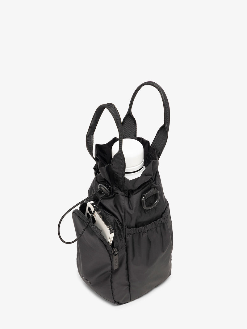 water bottle bag in black; AWH2101-BLACK