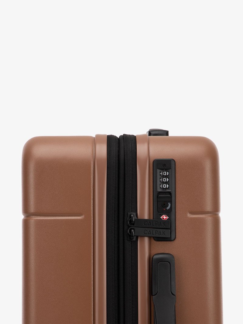 calpak hue luggage with pocket