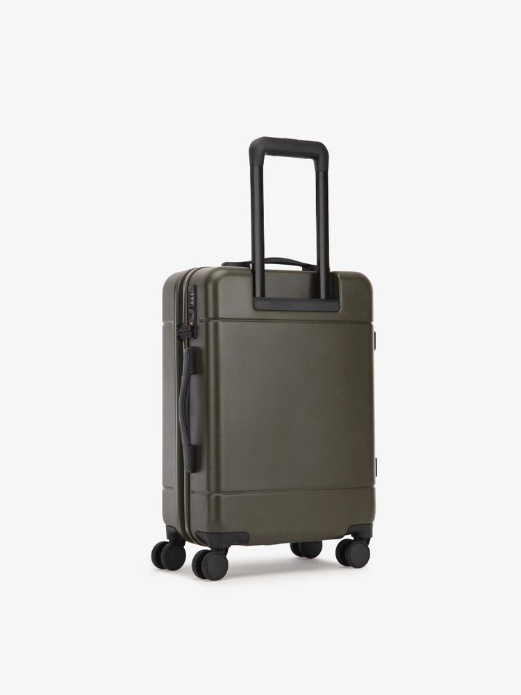 calpak green luggage